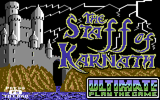 The Staff Of Karnath screenshot 2 for Commodore 64